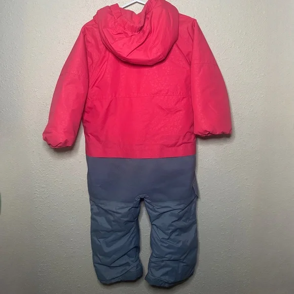 Columbia Two-Tone Pink and Gray Snowsuit - Picture 2 of 9
